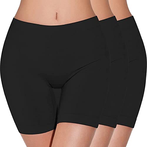 heekpek Bauchweg Unterhose Damen Miederhose Damen Kurz Nahtlose Radlerhose Unter Rock Miederpants Shorts Unter Kleid Kurze Leggings Boxershorts Hohe Taille Sicherheitshose von heekpek