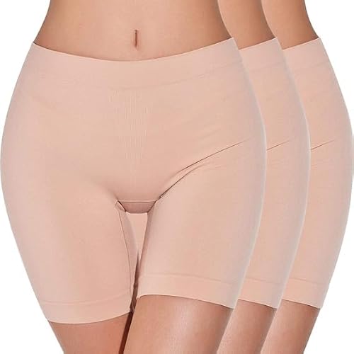 heekpek Bauchweg Unterhose Damen Miederhose Damen Kurz Nahtlose Radlerhose Unter Rock Miederpants Shorts Unter Kleid Kurze Leggings Boxershorts Hohe Taille Sicherheitshose von heekpek