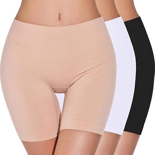 heekpek Bauchweg Unterhose Damen Miederhose Damen Kurz Nahtlose Radlerhose Unter Rock Miederpants Shorts Unter Kleid Kurze Leggings Boxershorts Hohe Taille Sicherheitshose von heekpek