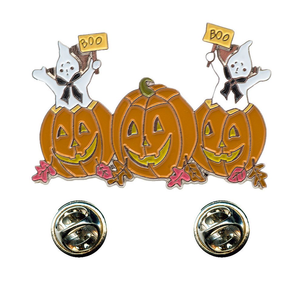 hegibaer Pins Halloween Geister Walpurgisnacht Kürbis Metall Pin Anstecker 0218 (1-tlg), Edel und Exklusiv von hegibaer
