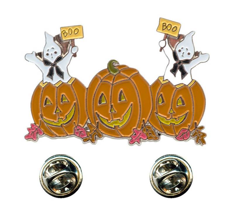 hegibaer Pins Halloween Geister Walpurgisnacht Kürbis Metall Pin Anstecker 0218 (1-tlg), Edel und Exklusiv von hegibaer