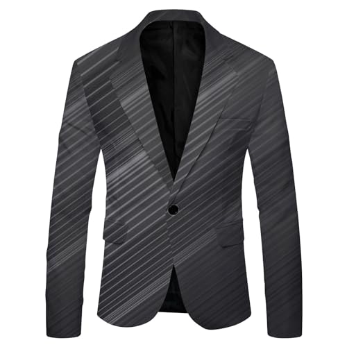hehiy Anzugjacken Sakko Herren Sportlich Business Blazer Regular Fit Einfarbig 2 Knöpfe Freizeit Anzug Anzug Schwarz Schwarzer Anzug Herren von hehiy