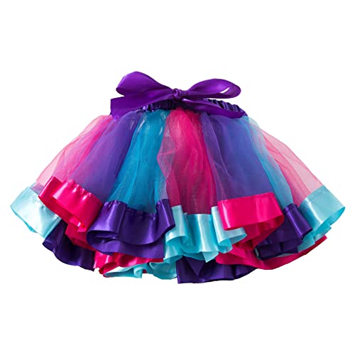 hehiy Damen Tüllrock 50er Rockabilly Petticoat Tutu Unterrock Tanzrock Tütü Kurz Rock Ballett Cosplay Festliche Karneval Kostüm Schwarzer Rock TüLl TüLlrock Damen Blau Rot Schwarzer TüLlrock von hehiy