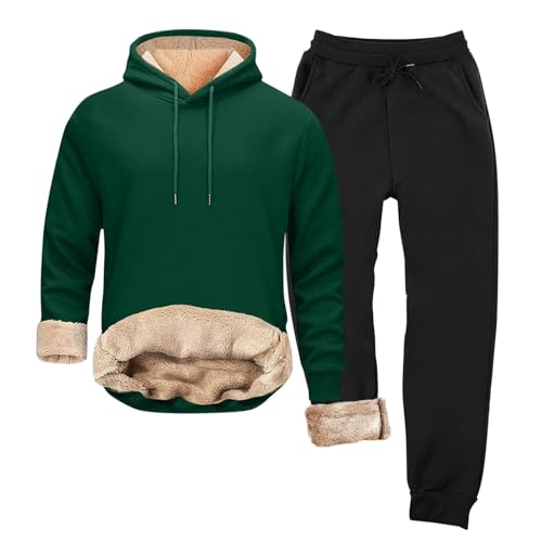 hehiy Herren 2-teilig Hoodie Und Jogginghose Trainingsanzug Lockere Baggy Freizeitanzug Zweiteiler Outfit Übergroße Tracksuit Herren Tracksuit Hoodie Set Männer Jogging Anzug von hehiy