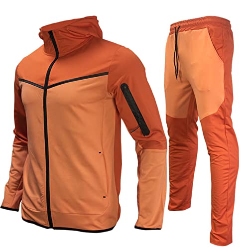 hehiy Herren Freizeitanzug Jogginganzug Männer Trainingsanzug - Jumpsuit Sportanzug Jogging Anzug Hausanzug Aus Fleece Herren Zweiteiler Herren Anzug von hehiy