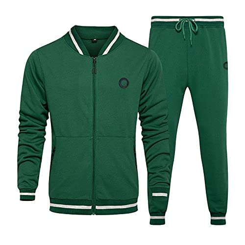 hehiy Herren Freizeitanzug Jogginganzug Männer Trainingsanzug - Jumpsuit Sportanzug Jogginganzug Herren Hausanzug FüR Den Herren Im Winter Tracksuit Hose Herren Baggy von hehiy