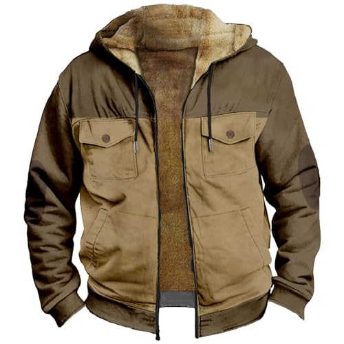 hehiy Herren Jacke Leichte Freizeit Übergangsjacke Langarm Bomberjacke Outdoor Sportjacke Lange Jacke Herren Jacke Herren Herbst 4Xl von hehiy