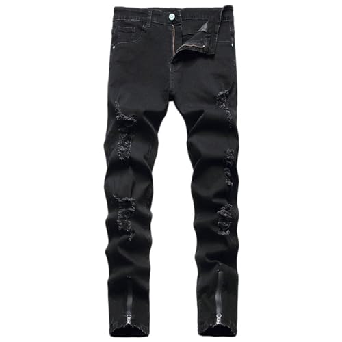 hehiy Herren-Jeans - Regular-Fit Straight-Cut - Stretch - Jeans-Hose Basic Washed Herren Jeans GroßE GrößEn Jeans üBergrößEn Herren Pants von hehiy