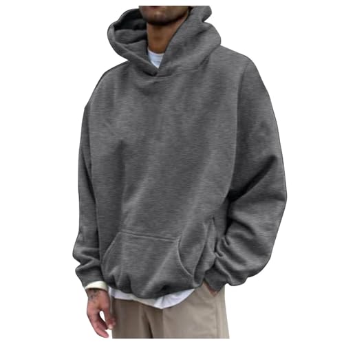 hehiy Herren Regular Fleece Hoodie Pullover Fleece Hoodie Herren Herren Sweatjacke Mit Kapuze XXL Strickjacke Herren Innen GefüTtert von hehiy