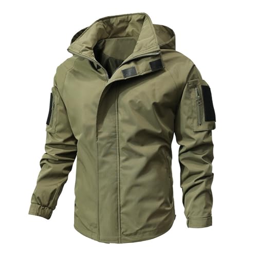 hehiy Herren Winter Fleecejacke Warme Gefüttert Skijacke Outdoor Winddicht Wasserdicht Jacke Verdickt Funktionsjacke Regenjacke Herren Wasserdicht Herren-Jacken Winter Herren Jacke Schwarz Weiß Rot von hehiy