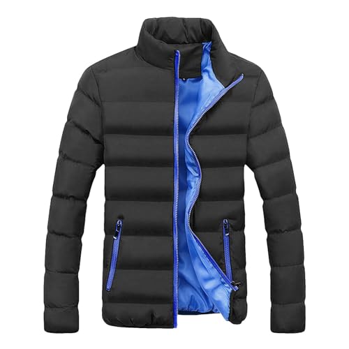 hehiy Herren Winterjacke Lang Winddicht Wasserdicht Warme Daunenjacke Winter Outdoor Parka Jacke mit Kapuze Winterjacke Herren Weiß Wasserdichte Jacke Herren Fahrrad von hehiy
