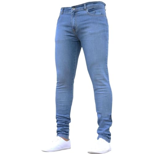 hehiy Jeans Herren Destroyed Hose Jeanshose Slim Fit Männer Denim Hosen Herren Hose Jeans Herren Sommer Bootcut Jeans KurzgrößE von hehiy