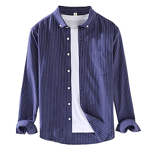 hehiy Mittelalter Hemd Herren Leinenhemd Traditioneller Retro-Stil SchnüRung Hemd M-3Xl Hemd Herren Weiß Business Hemden Herren Regular Fit Herrenhemden Langarm BüGelfrei Weiß von hehiy