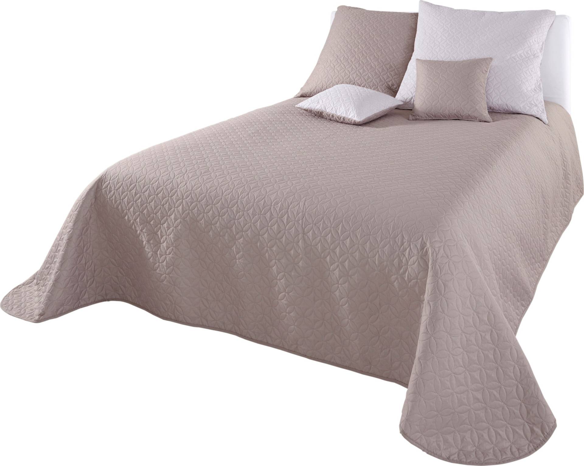 Sieh an! unisex Tagesdecke taupe-ecru von heine home