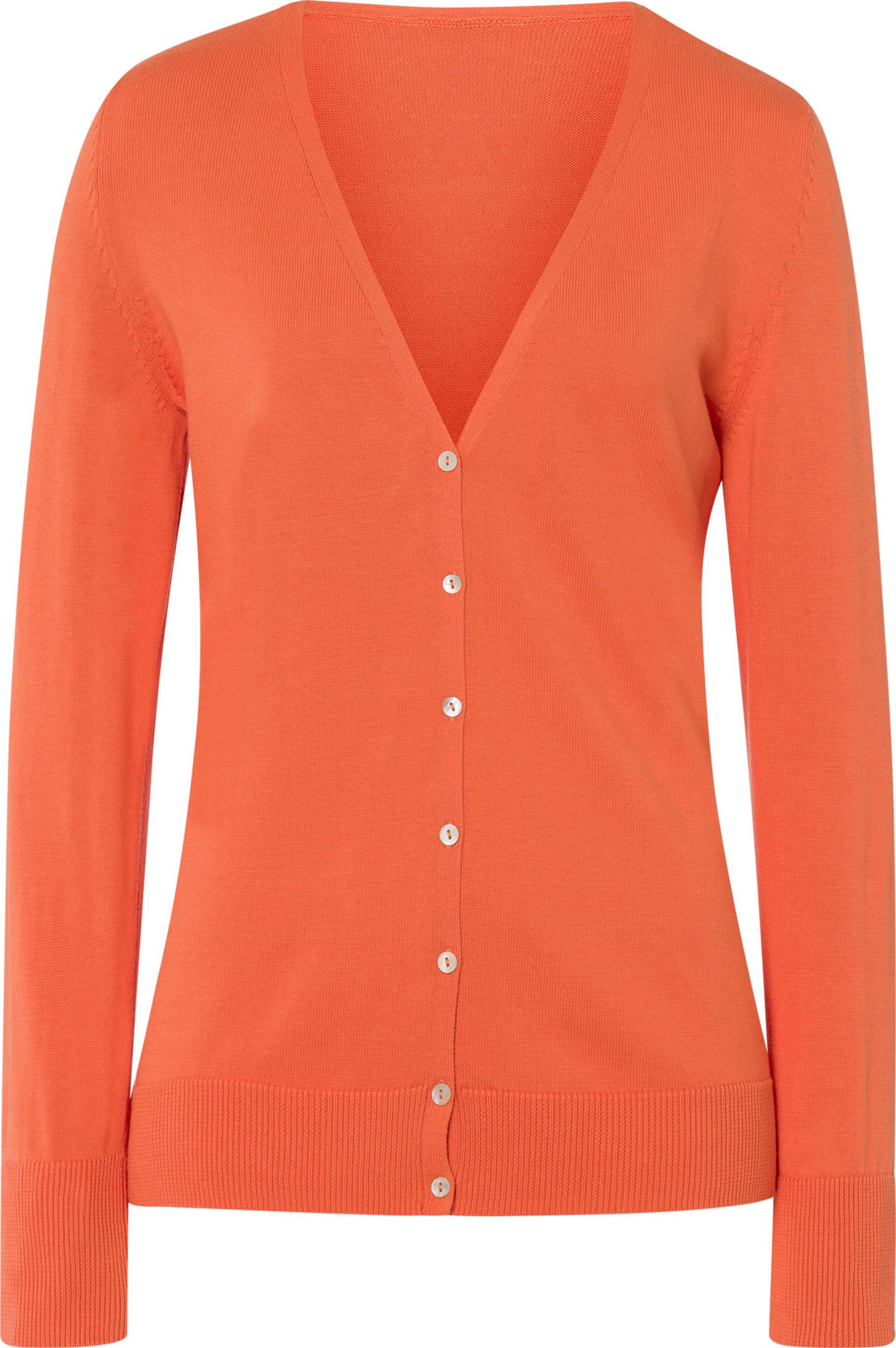 Sieh an! Damen Feinstrickjacke orange von heine