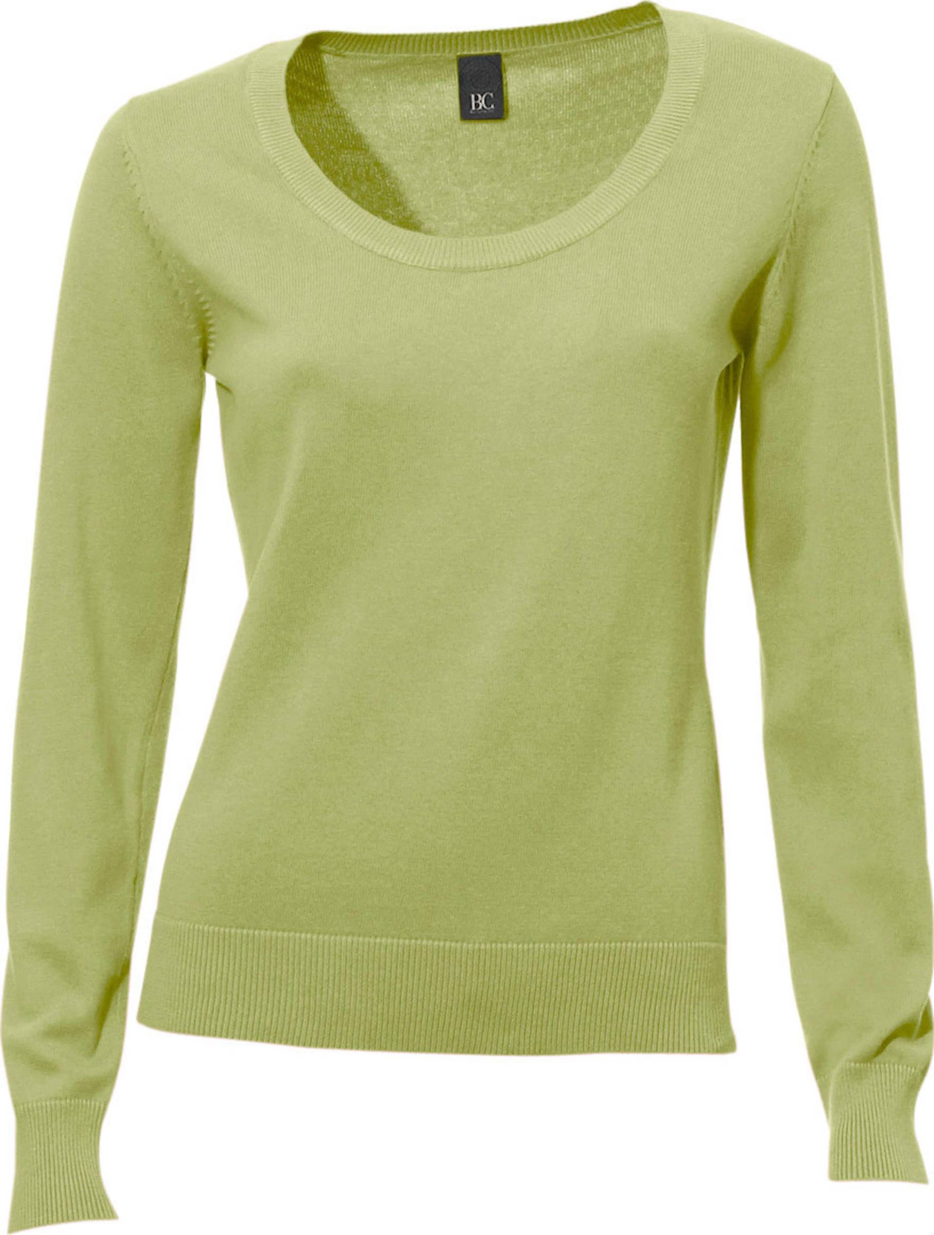 Sieh an! Damen Rundhals-Pullover kiwi von heine