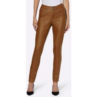 Witt Weiden Damen Bauchweg-Hose cognac von heine