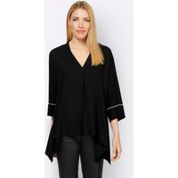 Witt Weiden Damen Bluse schwarz von heine