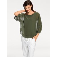 Witt Weiden Damen Blusenshirt oliv von heine