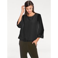 Witt Weiden Damen Blusenshirt schwarz von heine