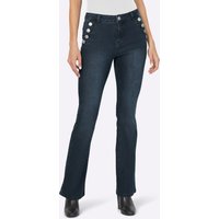 Witt Weiden Damen Bootcut-Jeans dark blue von heine