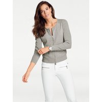 Witt Damen Cardigan, grau-melange von heine