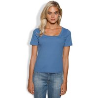 Witt Weiden Damen Carré-Shirt azurblau von heine