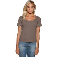 Witt Weiden Damen Carré-Shirt taupe von heine