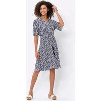 Witt Damen Druck-Kleid, marine-ecru-bedruckt von heine