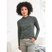 Witt Weiden Damen Druck-Shirt moos-khaki-bedruckt von heine