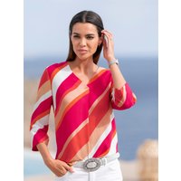 Witt Weiden Damen Druckbluse pink-apricot-bedruckt von heine