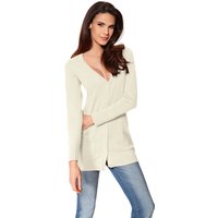 Witt Damen Feinstrickjacke, offwhite von heine