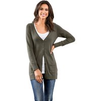 Witt Weiden Damen Feinstrickjacke oliv von heine