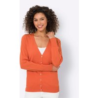 Witt Weiden Damen Feinstrickjacke orange von heine