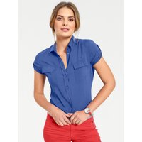 Witt Weiden Damen Hemdbluse royalblau von heine