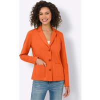 Witt Damen Jersey-Blazer, orange von heine