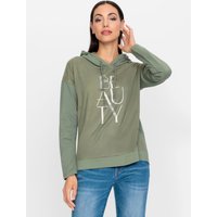 Witt Weiden Damen Kapuzen-Shirt khaki von heine