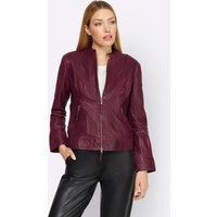 Witt Weiden Damen Leder-Jacke bordeaux von heine