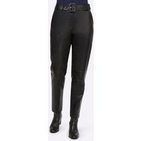 Witt Weiden Damen Lederhose schwarz von heine