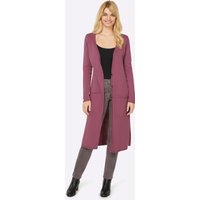 Witt Weiden Damen Long-Strickjacke mauve von heine