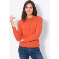 Witt Weiden Damen Polopullover orange von heine