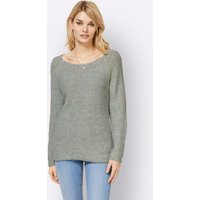 Witt Weiden Damen Pullover kalkmint-hellgrau-meliert von heine