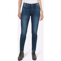 Witt Weiden Damen Push-up-Jeans dark blue von heine