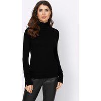 Witt Weiden Damen Rollkragen-Pullover schwarz von heine