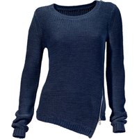 Witt Weiden Damen Rundhals-Pullover blau von heine