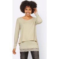 Witt Weiden Damen Shirt 2 in 1 sand von heine