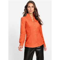 Witt Weiden Damen Stehkragen-Bluse orange von heine