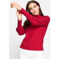 Witt Weiden Damen Stehkragen-Pullover rot von heine