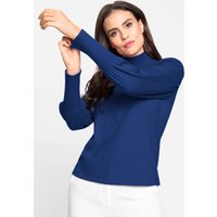 Witt Damen Stehkragen-Pullover, royalblau von heine