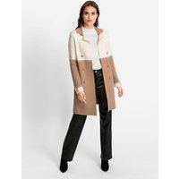 Witt Damen Strickjacke, camel-champagner-gemustert von heine